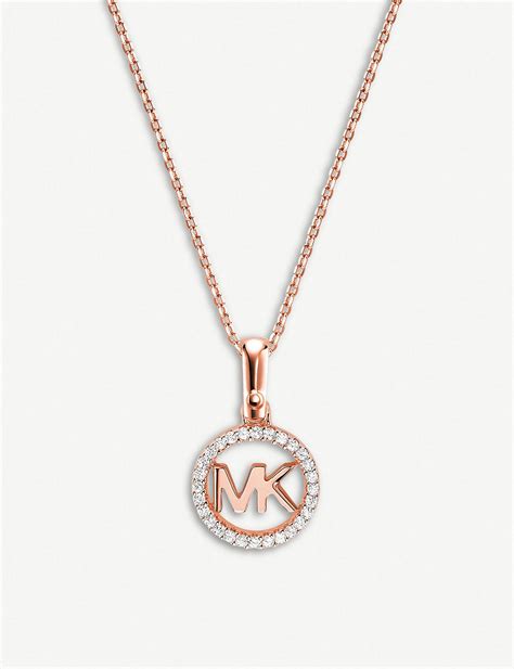 michael kors heritage kette rosegold|michael kors jewelry for women.